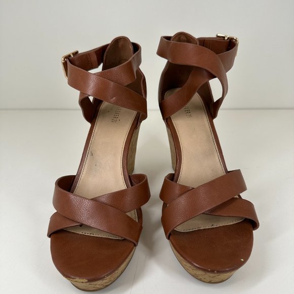 F21 Brown Wedge Heels | 7 - Picture 2 of 3